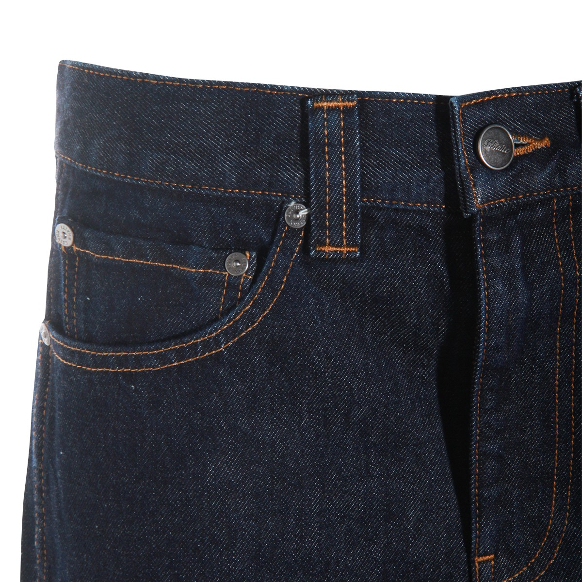 DARK BLUE COTTON JEANS