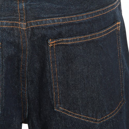 DARK BLUE COTTON JEANS