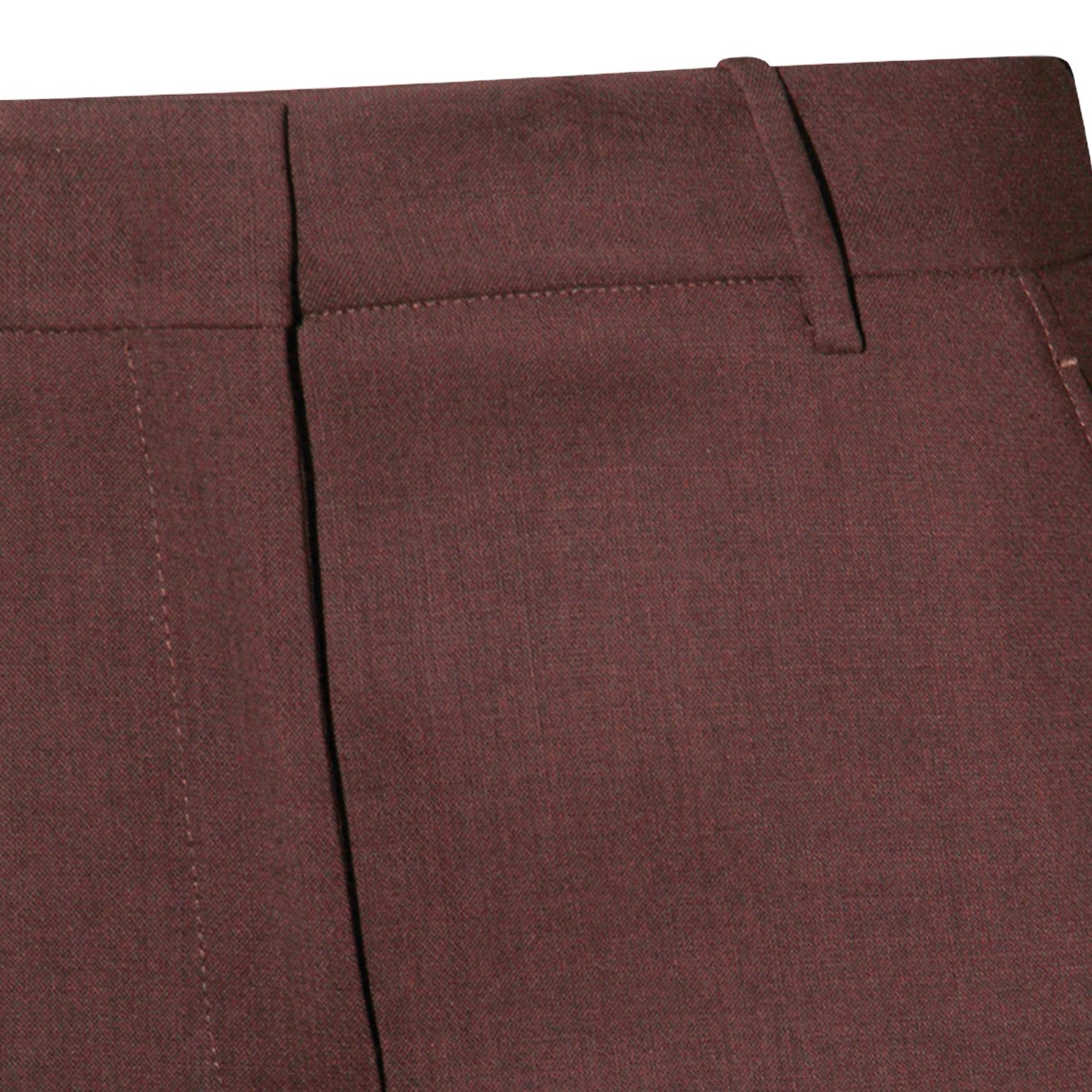 BROWN WOOL PANTS
