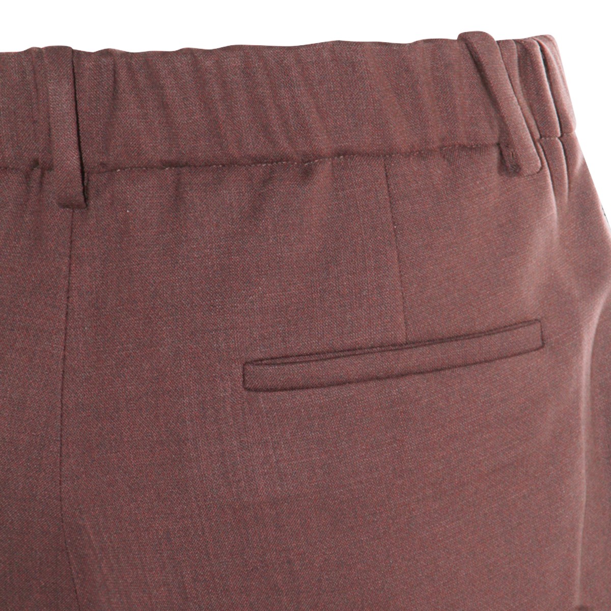 BROWN WOOL PANTS