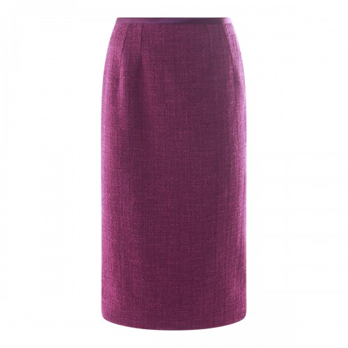 PURPLE COTTON SKIRT