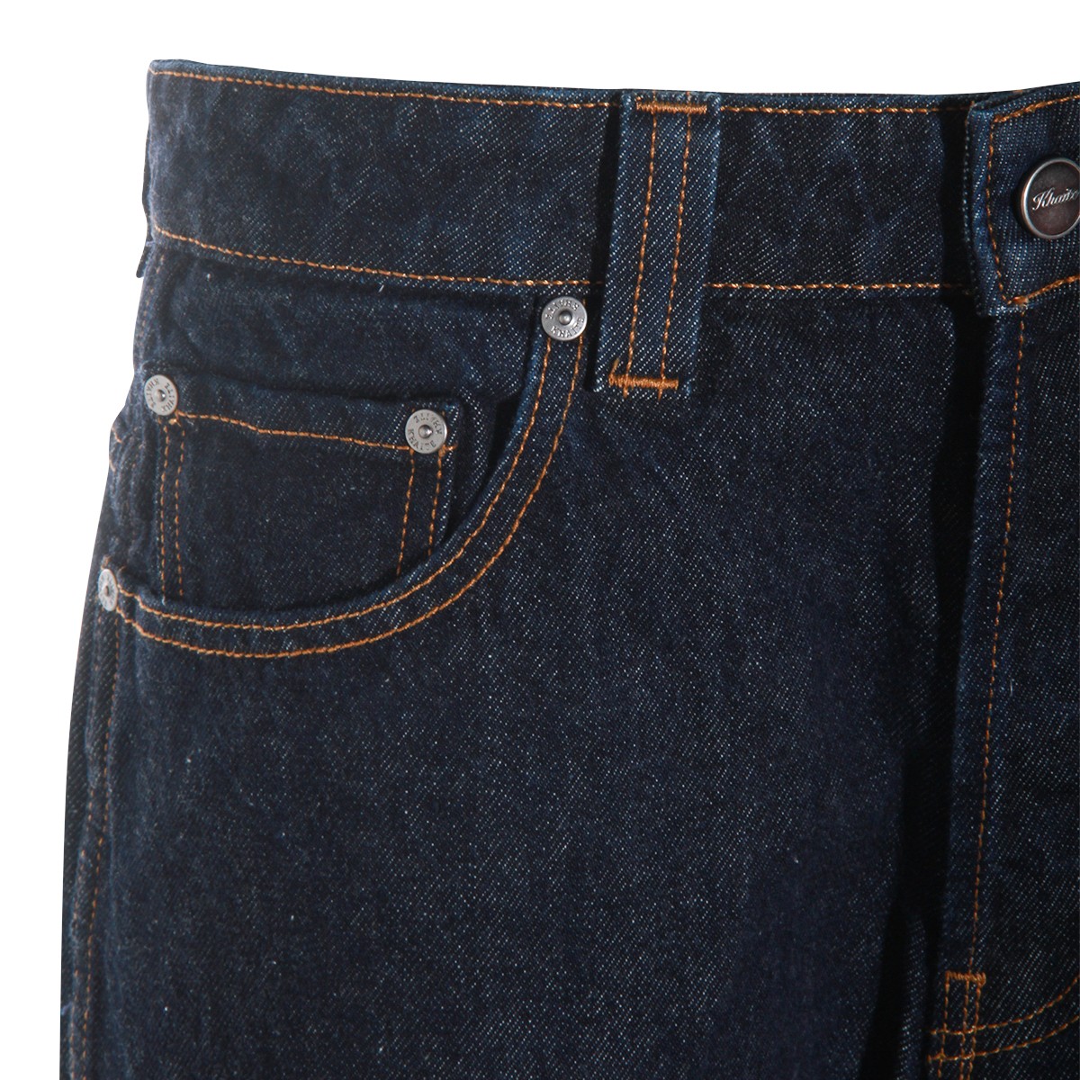 DARK BLUE COTTON JEANS
