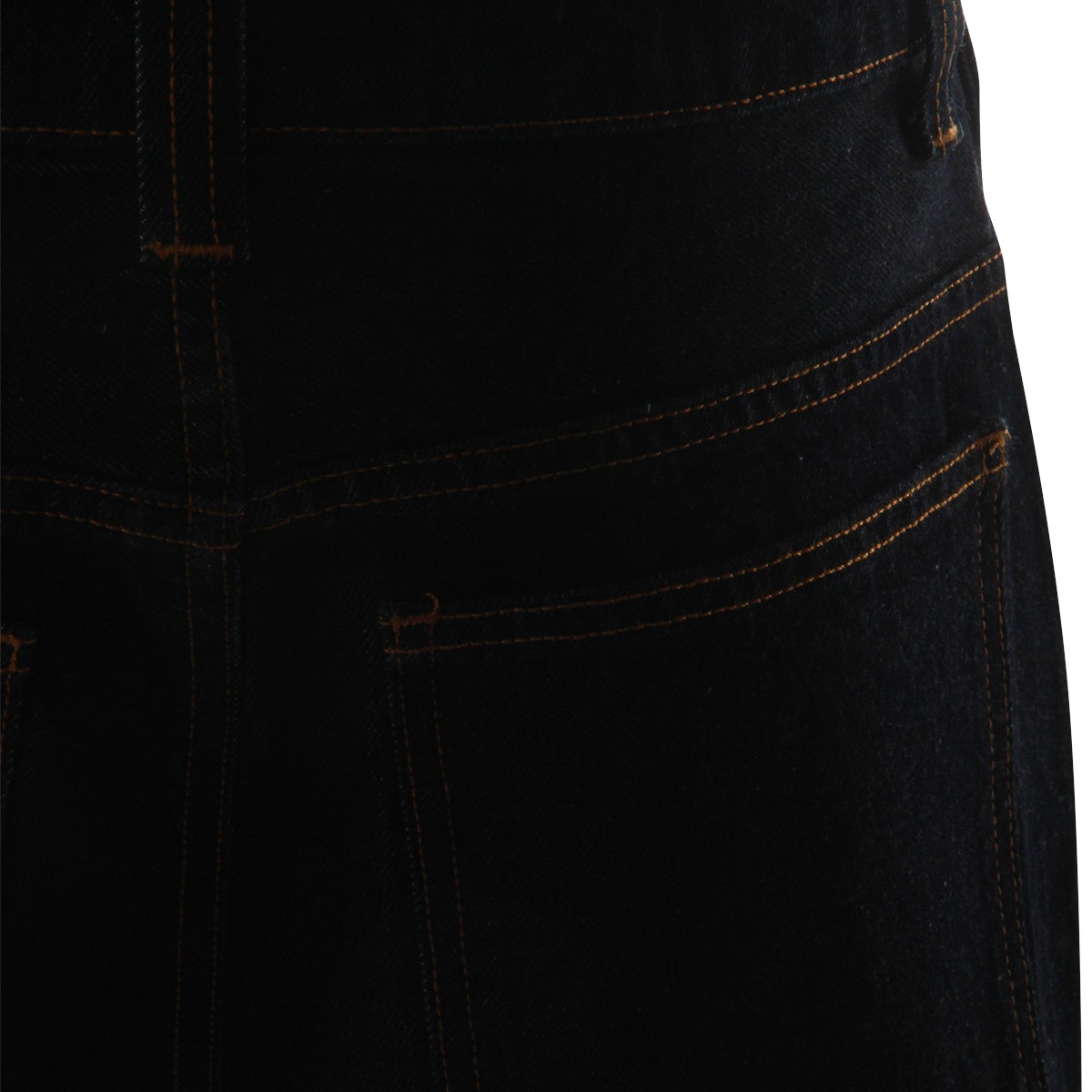 DARK BLUE COTTON JEANS