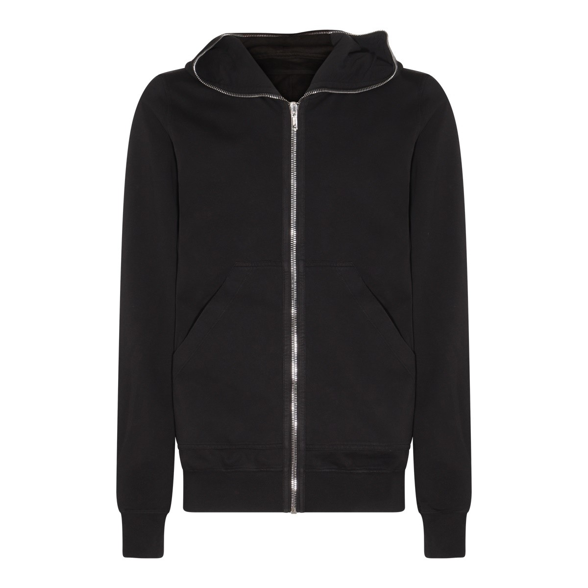 BLACK COTTON SWEATSHIRT