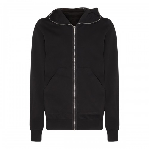 BLACK COTTON SWEATSHIRT