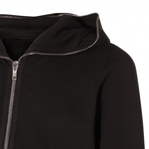 BLACK COTTON SWEATSHIRT