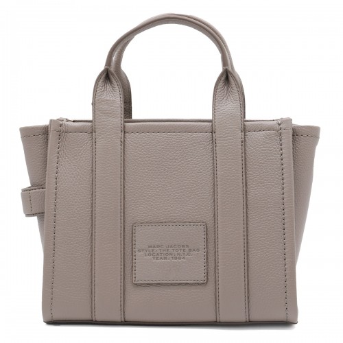 GREY LEATHER THE SMALL TOTE BAG