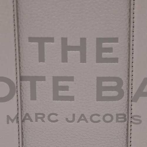 GREY LEATHER THE SMALL TOTE BAG