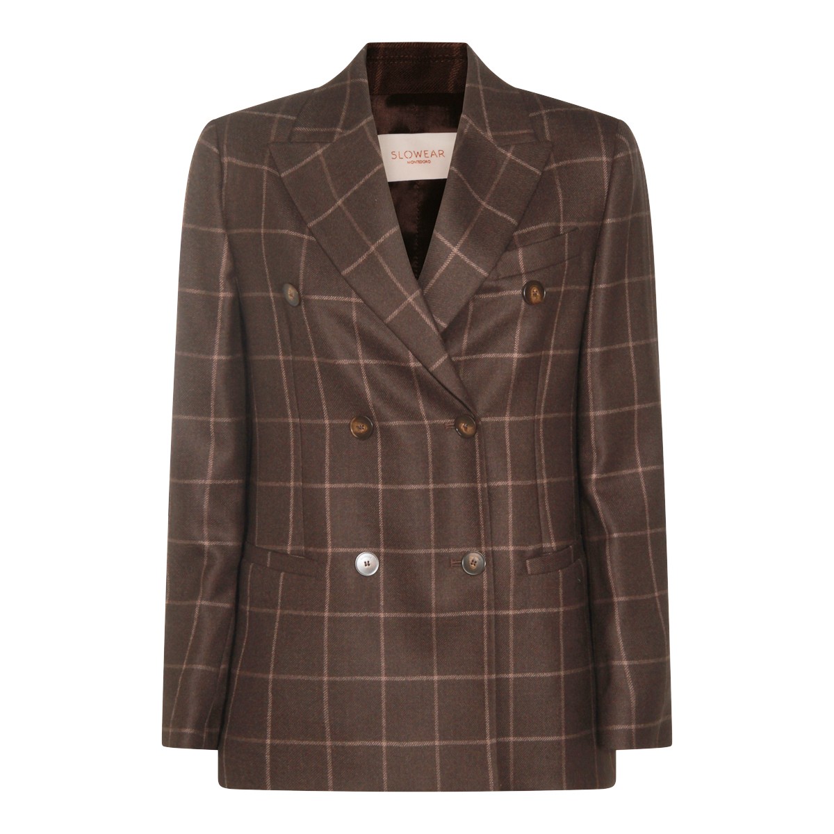 BROWN WOOL BLAZER