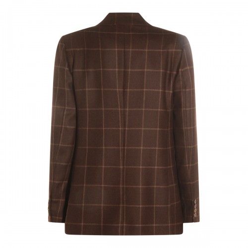 BROWN WOOL BLAZER 2