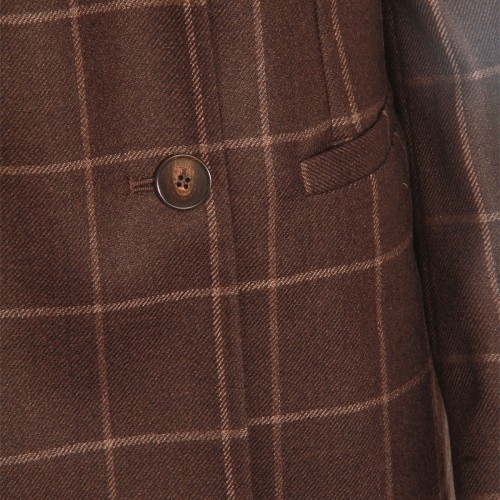 BROWN WOOL BLAZER