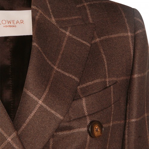 BROWN WOOL BLAZER