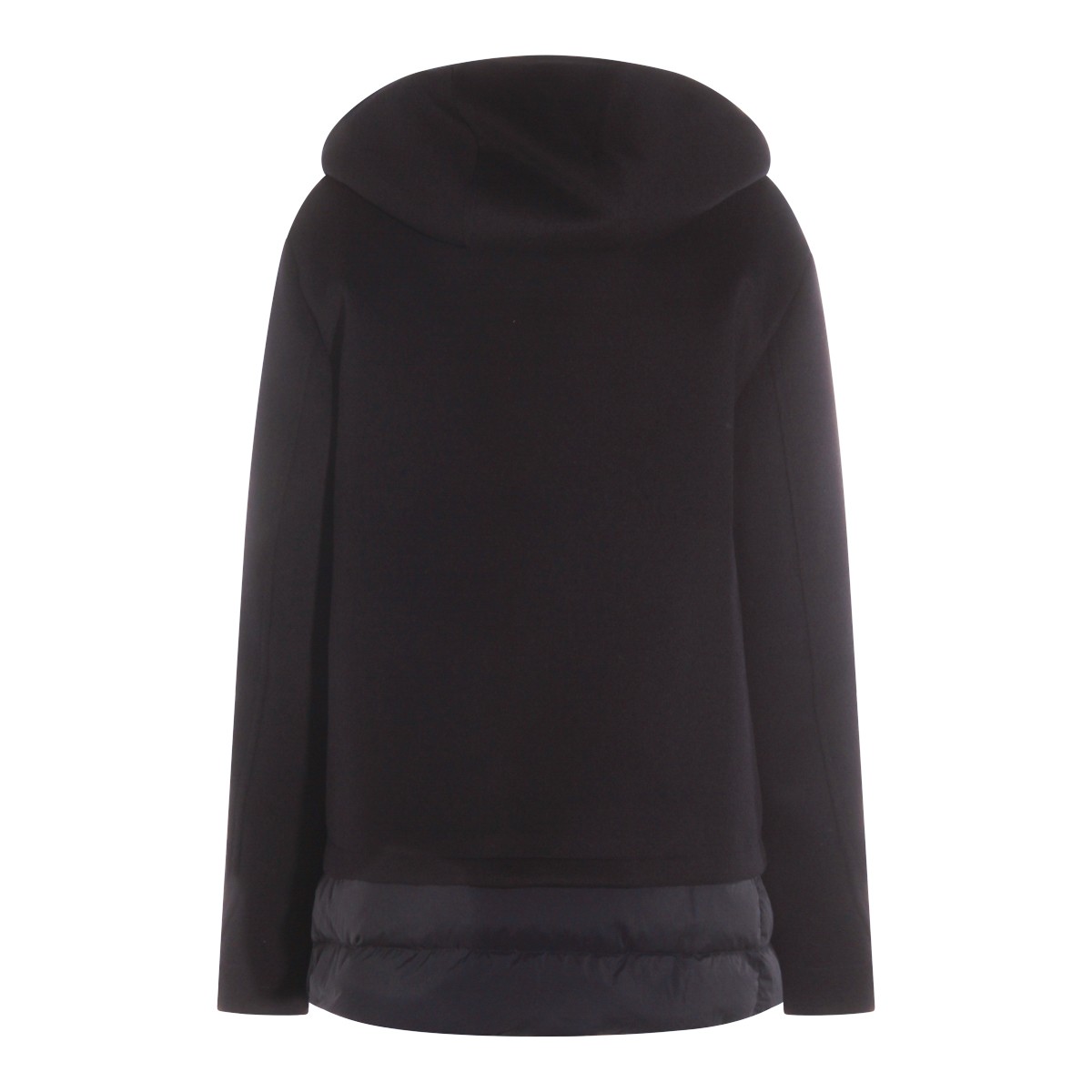 NAVY WOOL DOWN JACKET