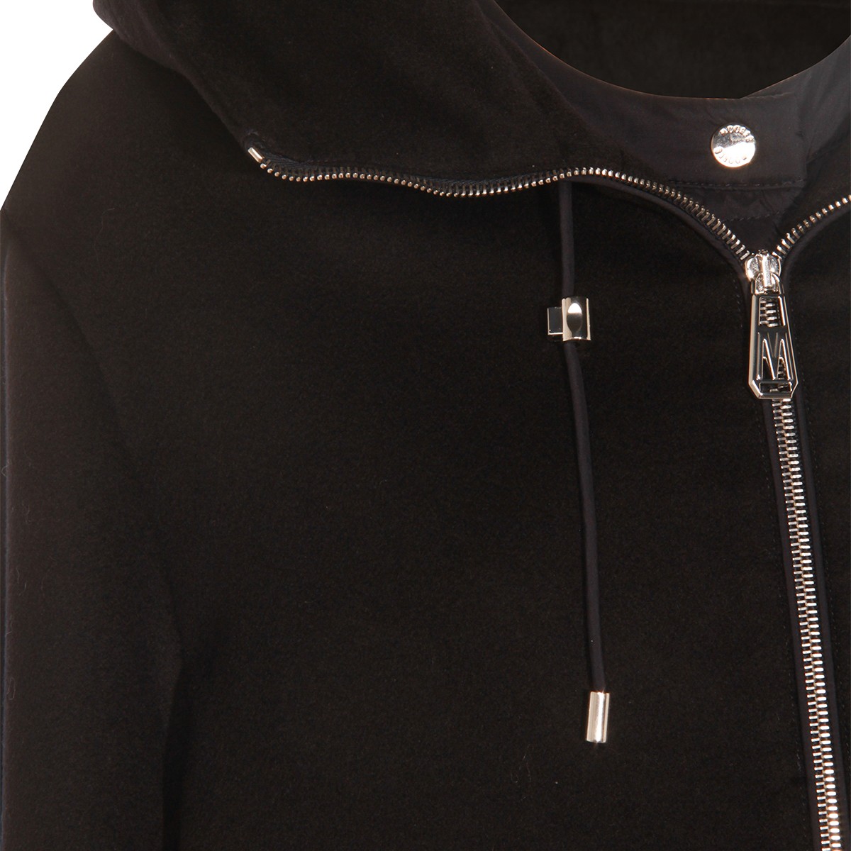 NAVY WOOL DOWN JACKET