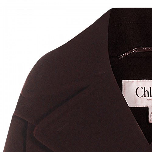 DARK PURPLE WOOL COAT