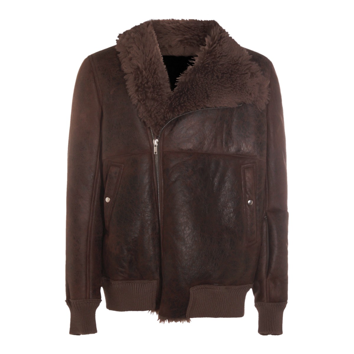 BROWN HOLLYWOOD FLIGHT LEATHER JACKET