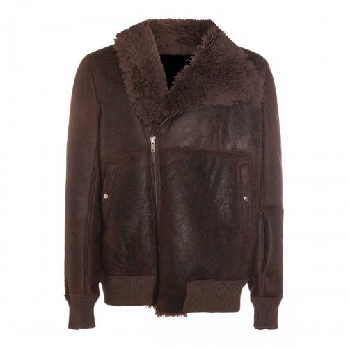 BROWN HOLLYWOOD FLIGHT LEATHER JACKET
