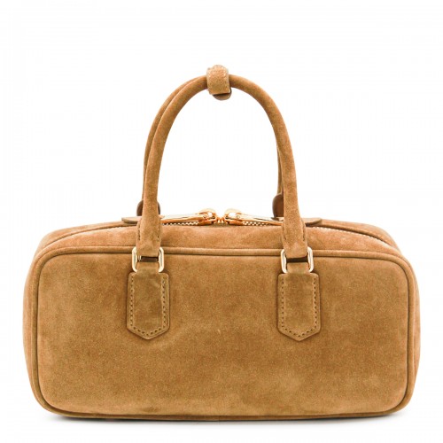 BROWN LEATHER ARCADIE CROSSBODY BAG