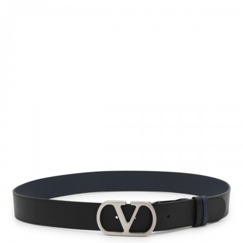 BLACK LEATHER BELT