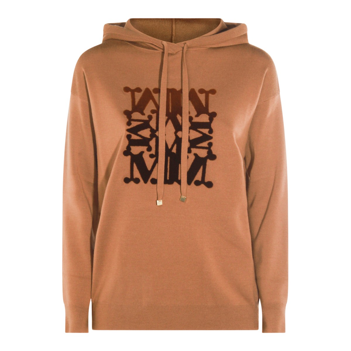 BROWN WOOL TADDEO SWEATSHIRT