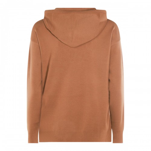 BROWN WOOL TADDEO SWEATSHIRT