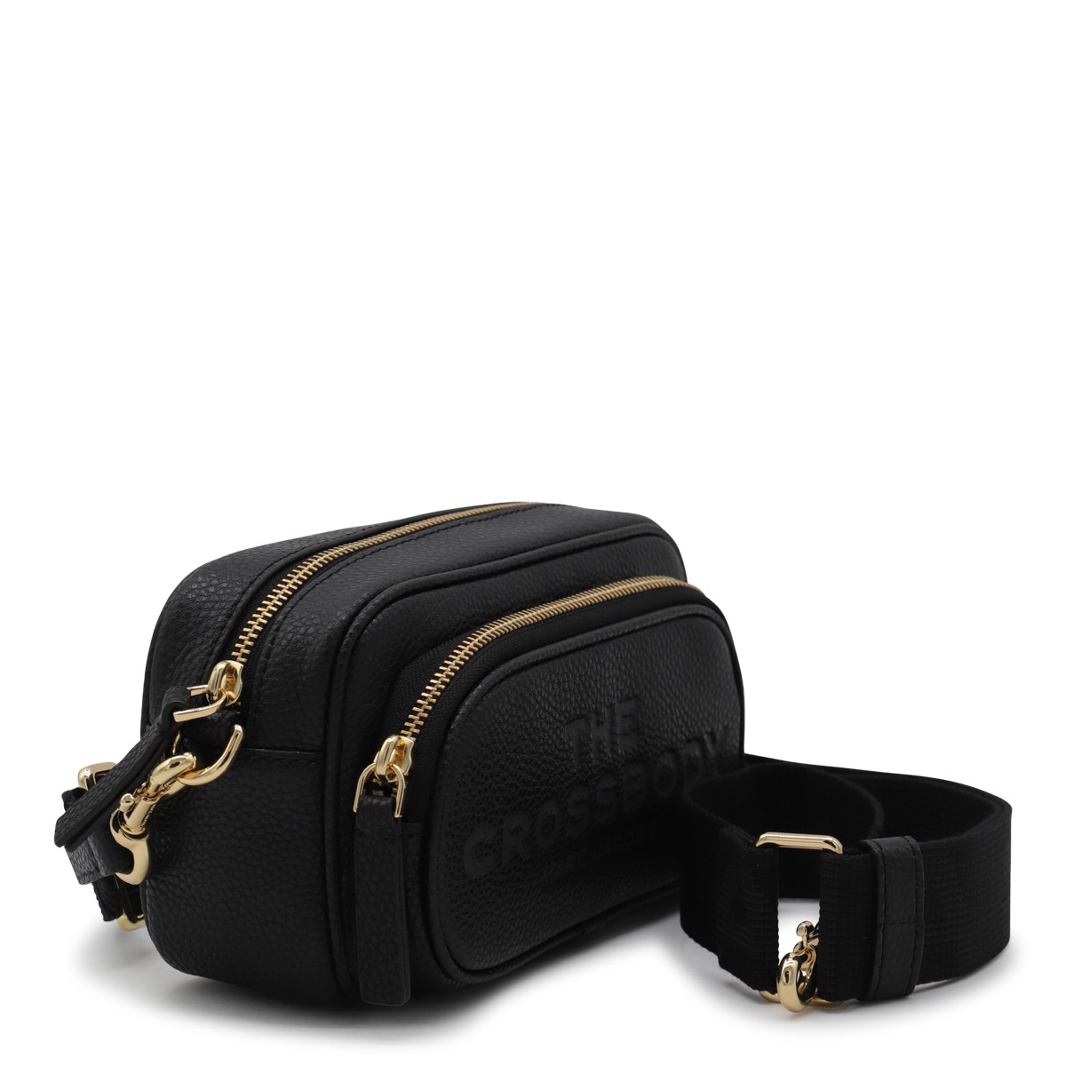 BLACK LEATHER THE CROSSBODY BAG BLACK LEATHER THE CROSSBODY BAG