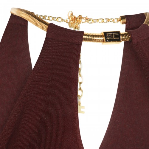 DARK RED TOP