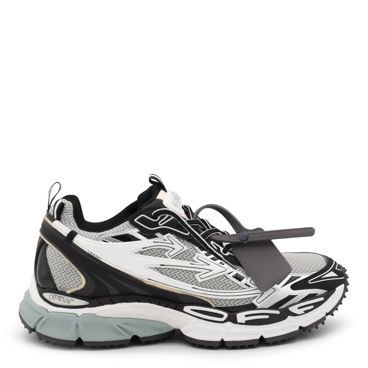 GREY AND BLACK BE RIGHT BACK SNEAKERS