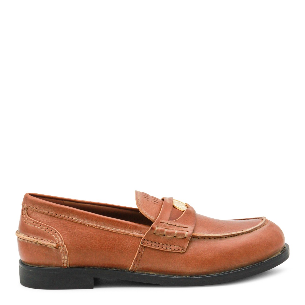 BROWN LEATHER LOAFERS