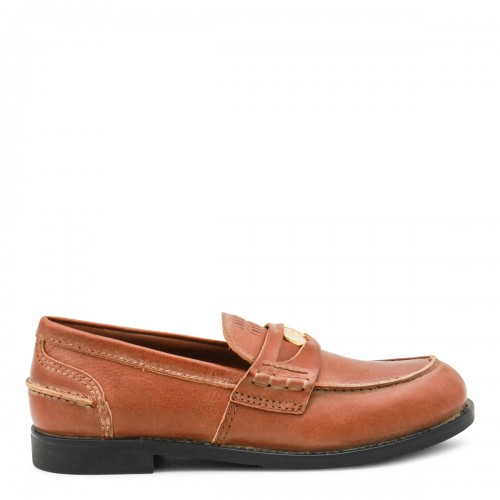 BROWN LEATHER LOAFERS