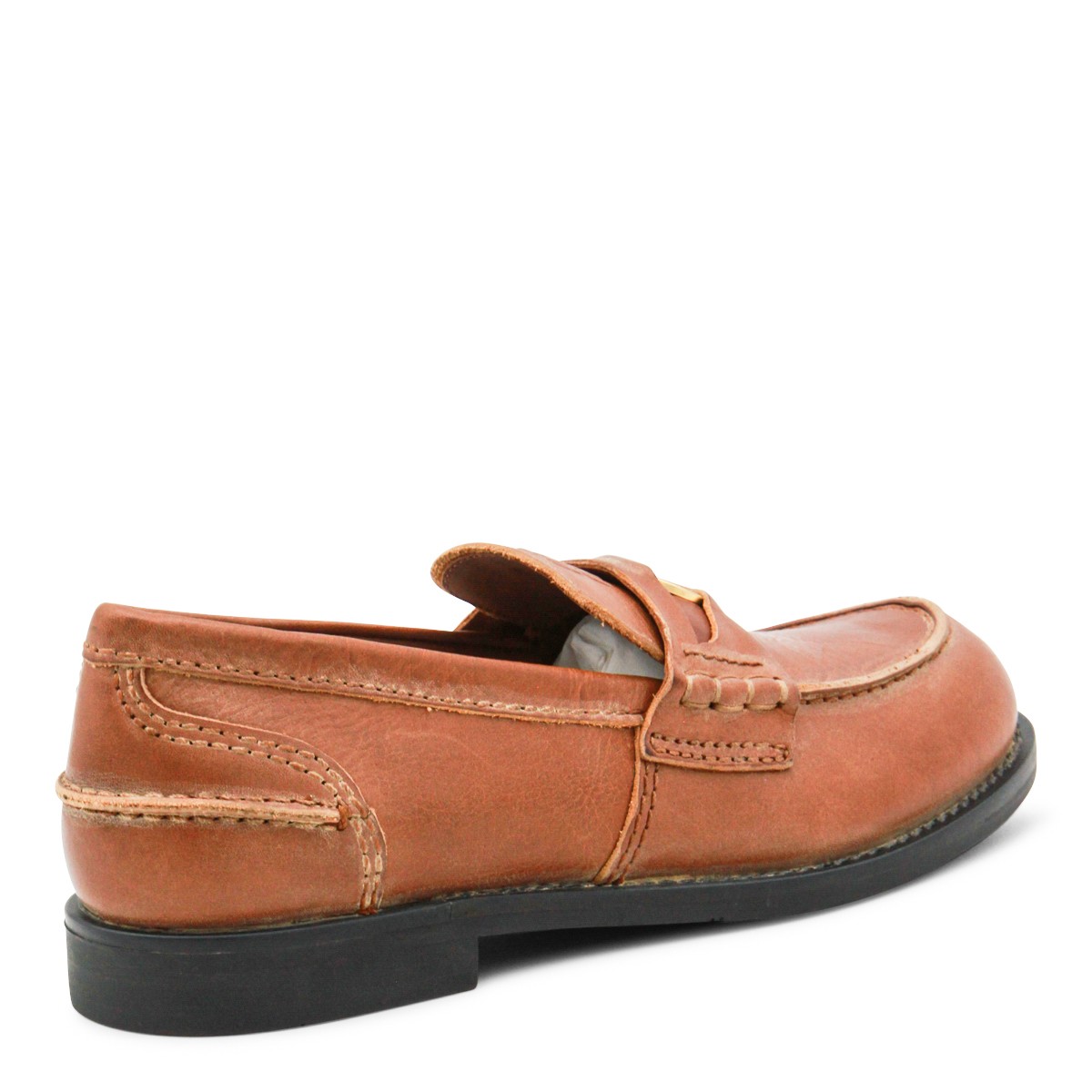 BROWN LEATHER LOAFERS