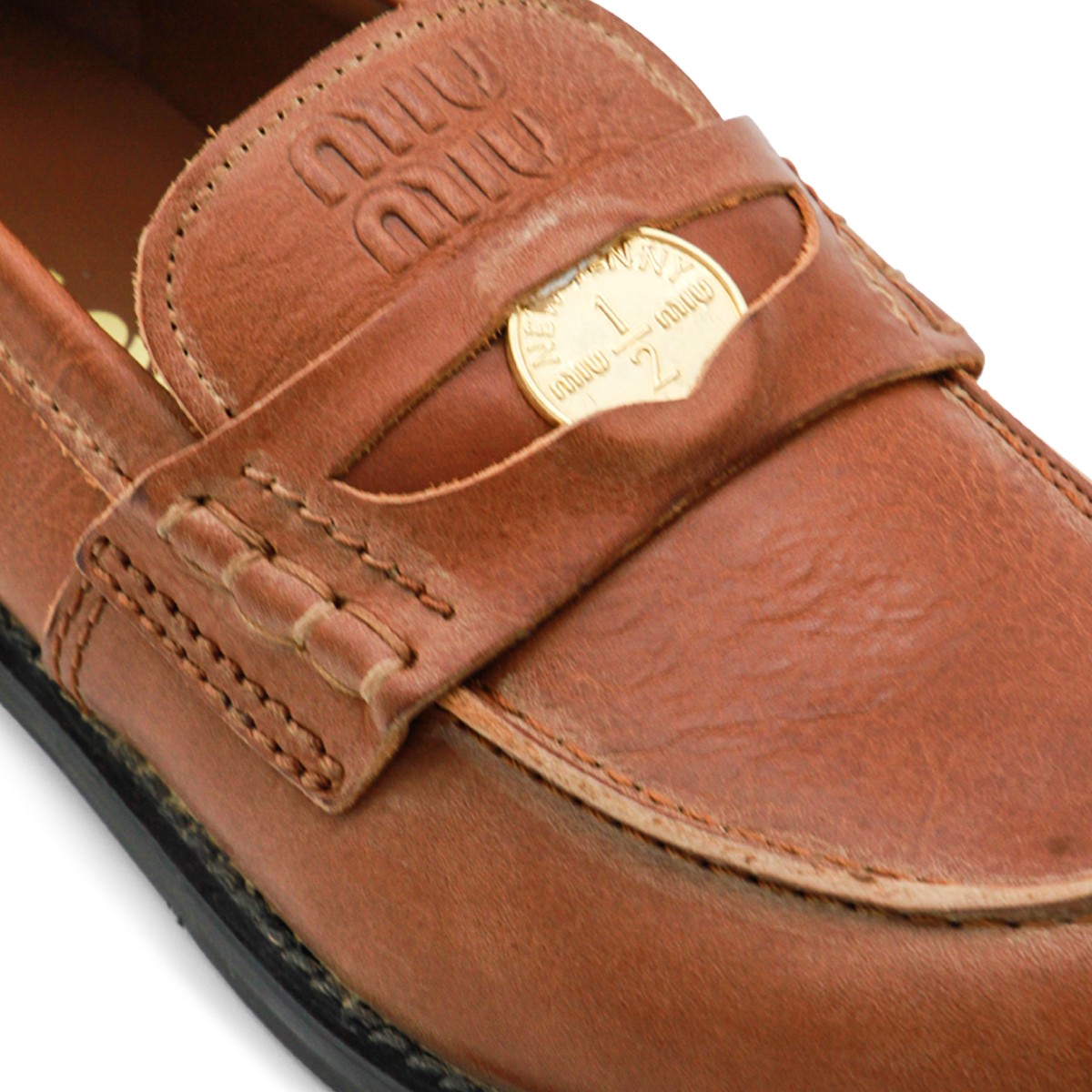 BROWN LEATHER LOAFERS