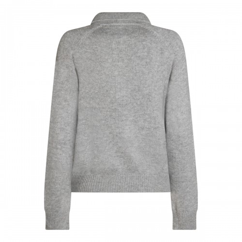 GREY WOOL KNITWEAR