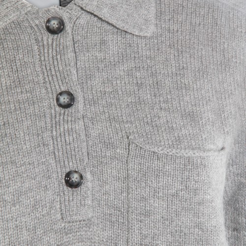 GREY WOOL KNITWEAR