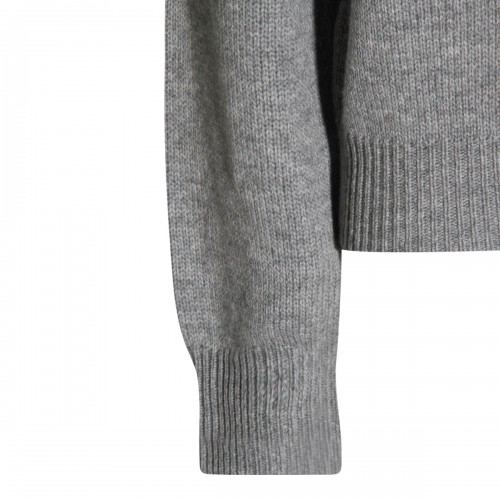 GREY WOOL KNITWEAR