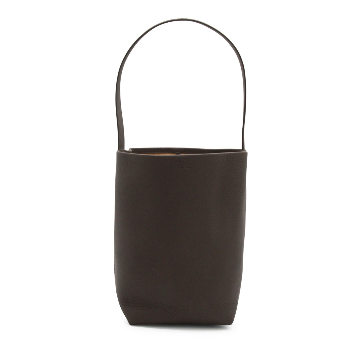 BLACK LEATHER MEDIUM N/S PARK TOTE
