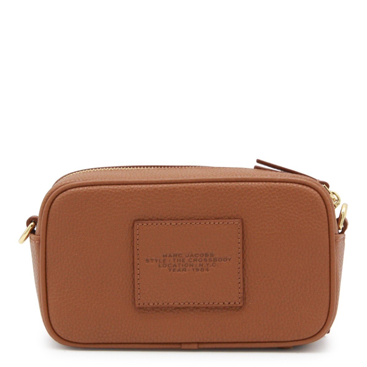 BROWN LEATHER THE CROSSBODY BAG BROWN LEATHER THE CROSSBODY BAG
