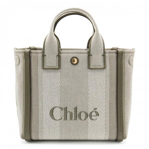 LIGHT GREY CARRY TOTE