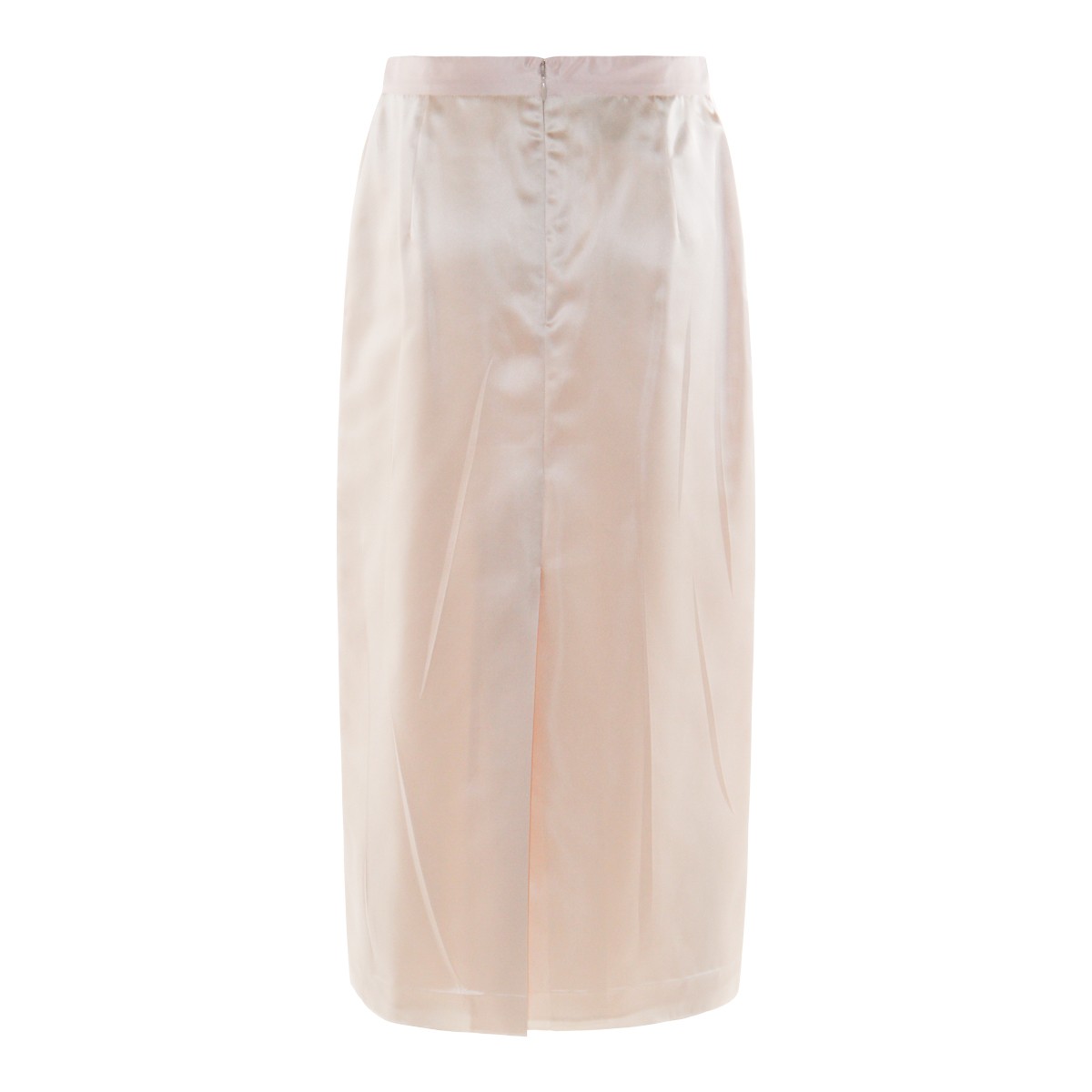 CHAMPAGNE SILK SKIRT