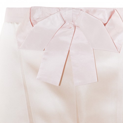 CHAMPAGNE SILK SKIRT