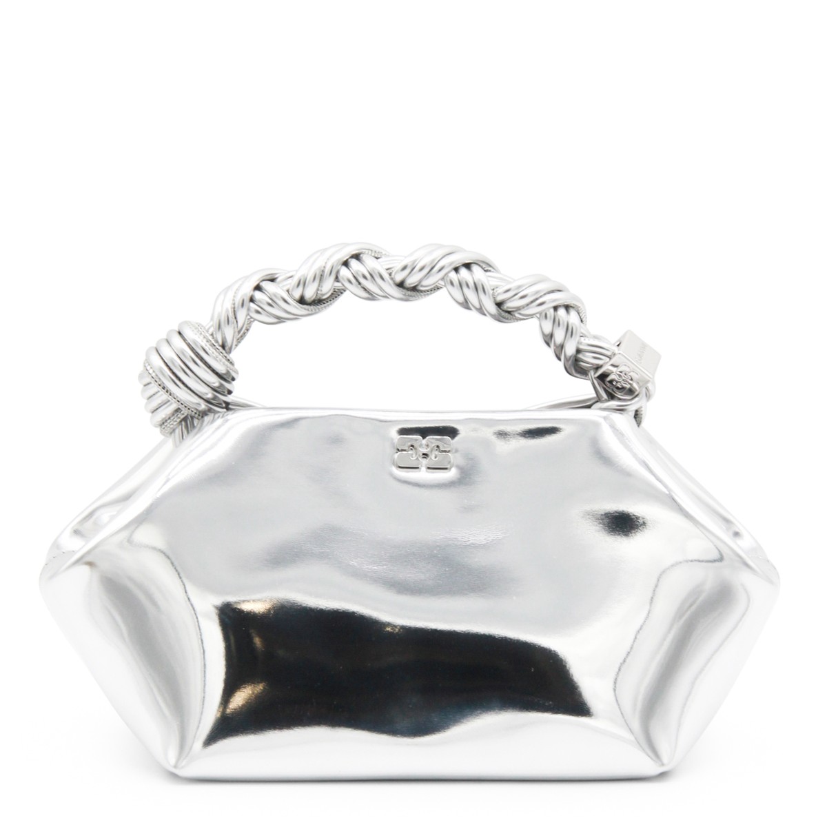 SILVER TOP HANDLE BAG