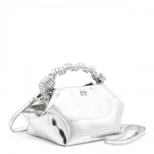 SILVER TOP HANDLE BAG
