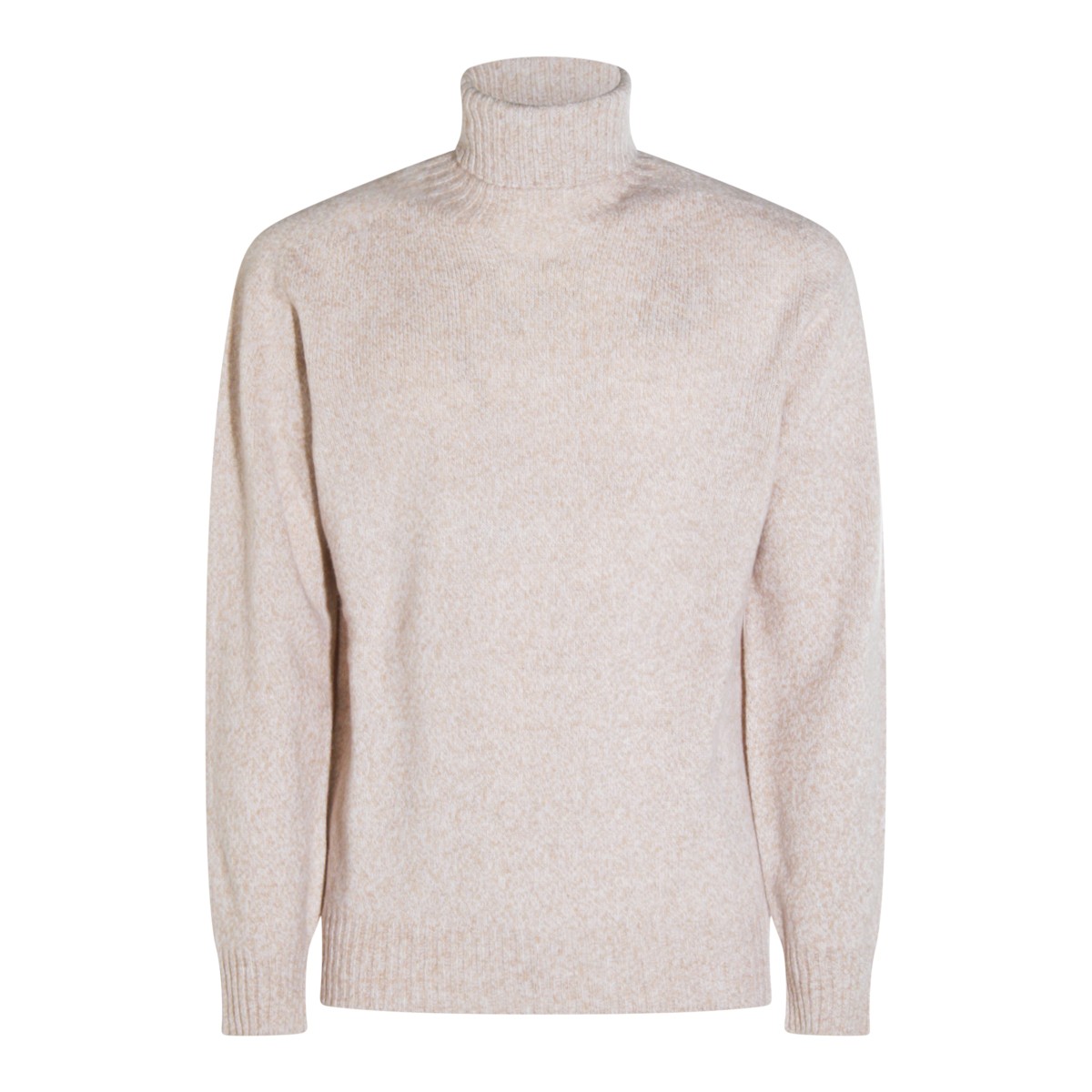 BEIGE WOOL KNITWEAR