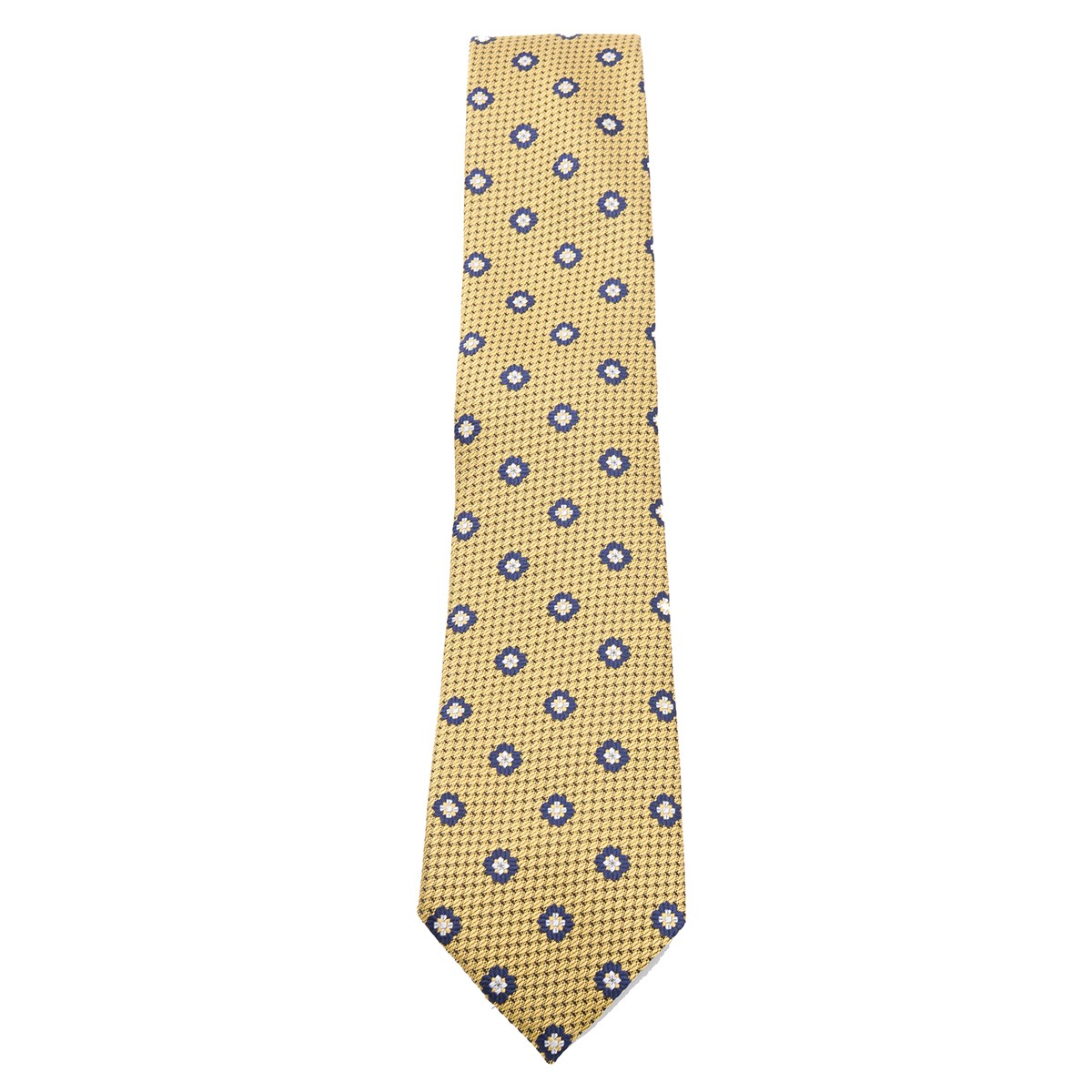 YELLOW SILK TIE