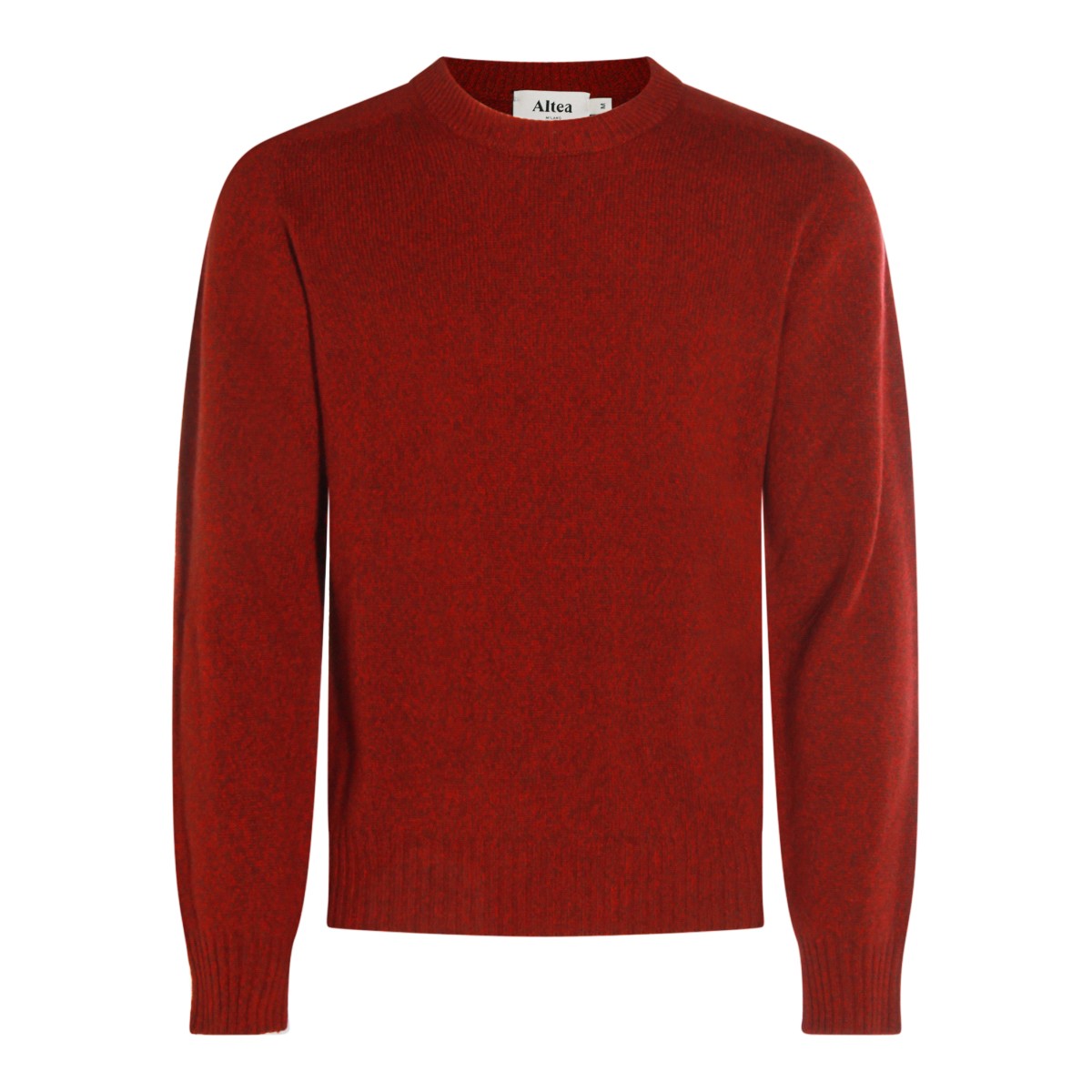 RED WOOL KNITWEAR