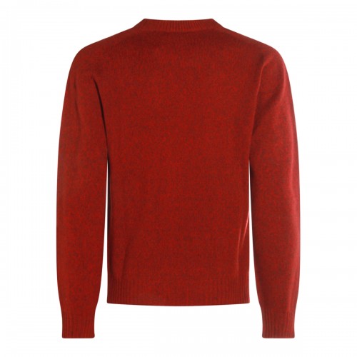RED WOOL KNITWEAR