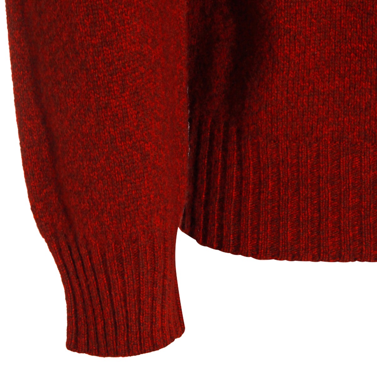 RED WOOL KNITWEAR