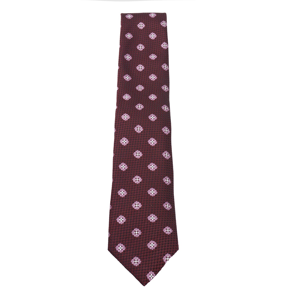 BURGUNDY SILK TIE