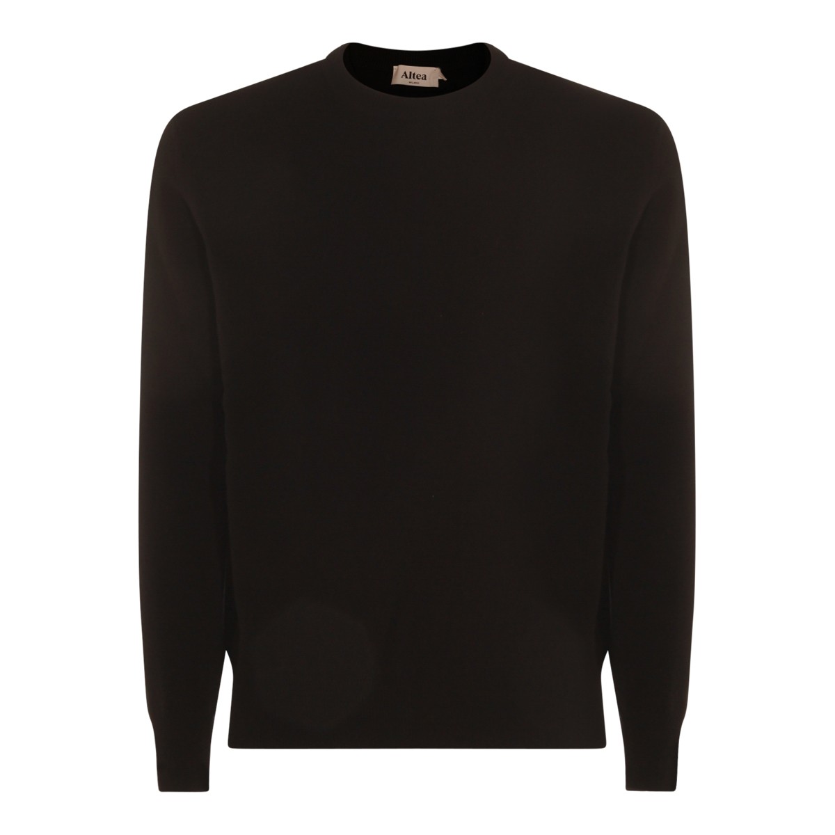 BLACK WOOL KNITWEAR