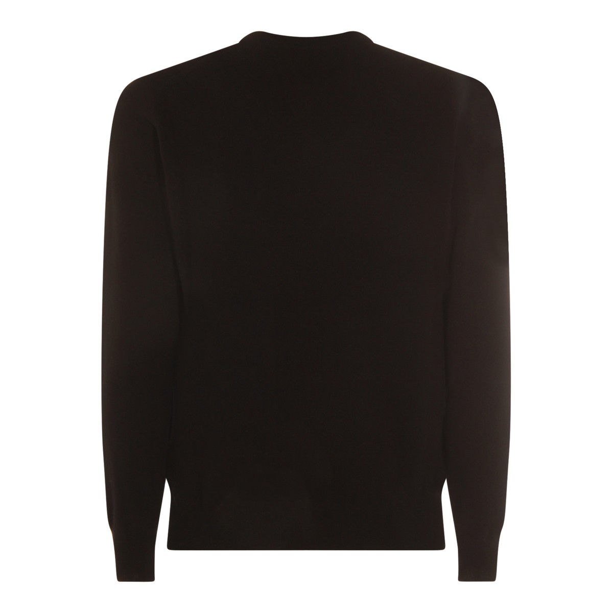 BLACK WOOL KNITWEAR